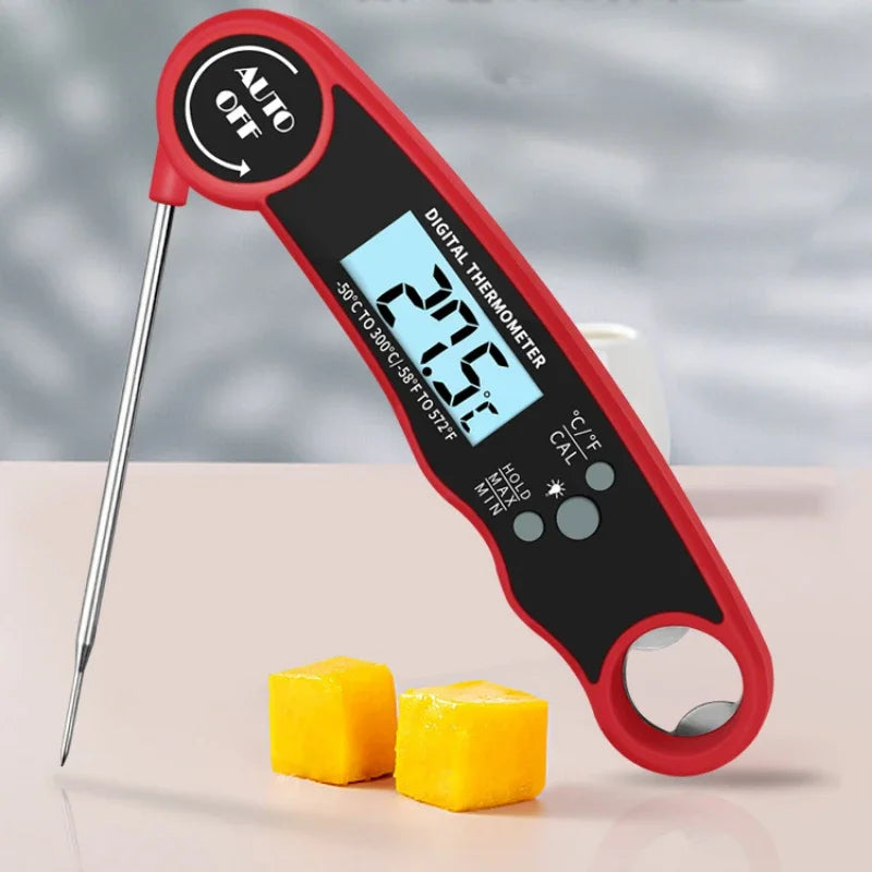 Portable Digital Meat Thermometer Probe for Barbecue and Baking