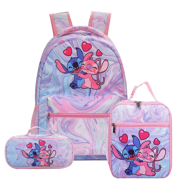 Kawaii Alien School Backpack for Kids