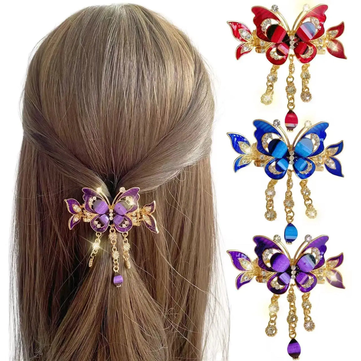 Butterfly Claw Hair Clips. Unique