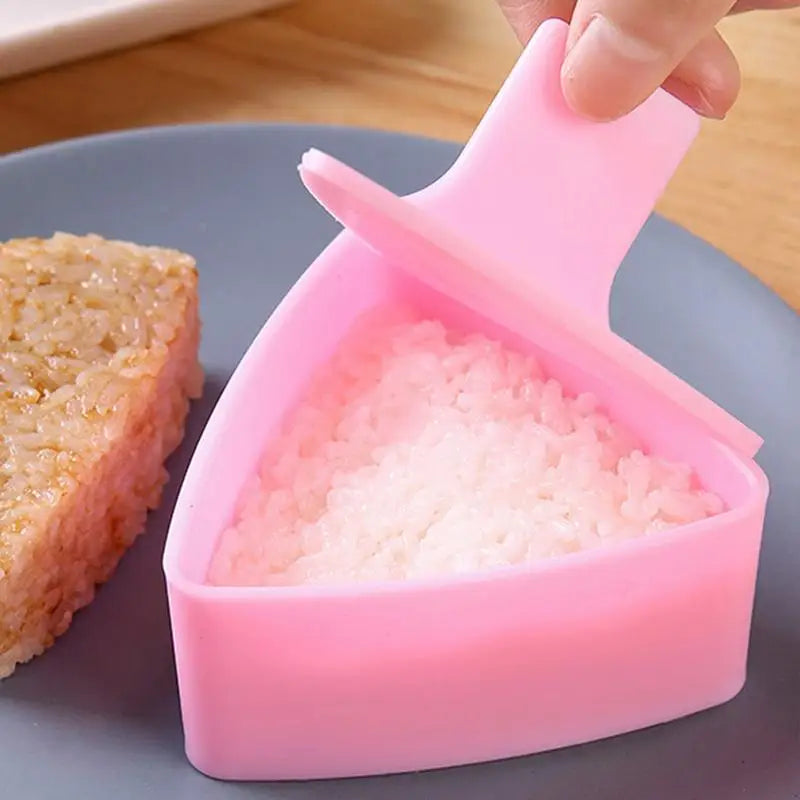 Transparent Triangular Onigiri Mold Rice Press Sushi Maker Bento Accessory