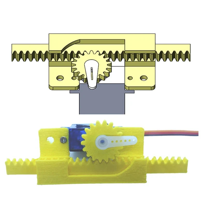 Linear Servo Robot Arm - Robotics Education Kit, Invention Arm Protection, 9g Science and Education Experiments