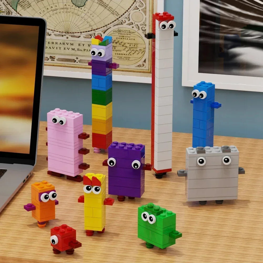 Number Character Building Bricks