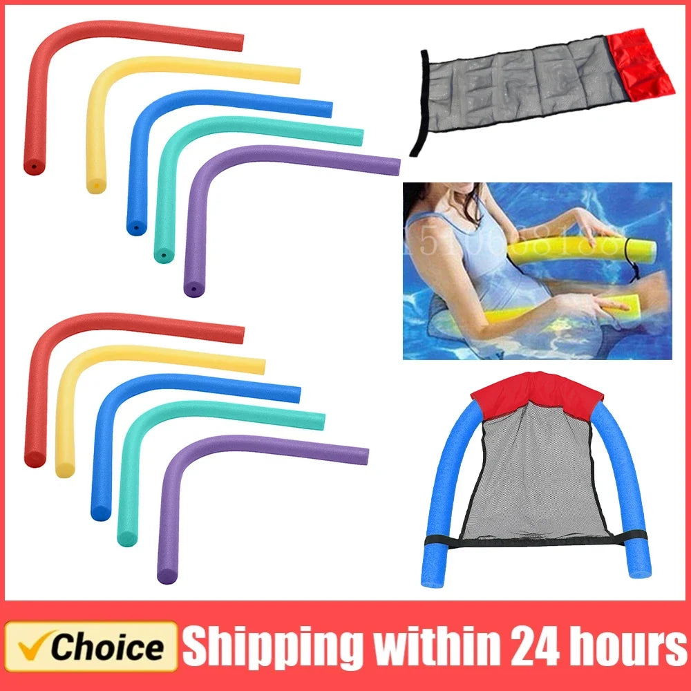 Pool Float Hammock Chair, Mesh Floating Lounger for Adults, 31.5 x 17.3 in (80 x 44 cm)