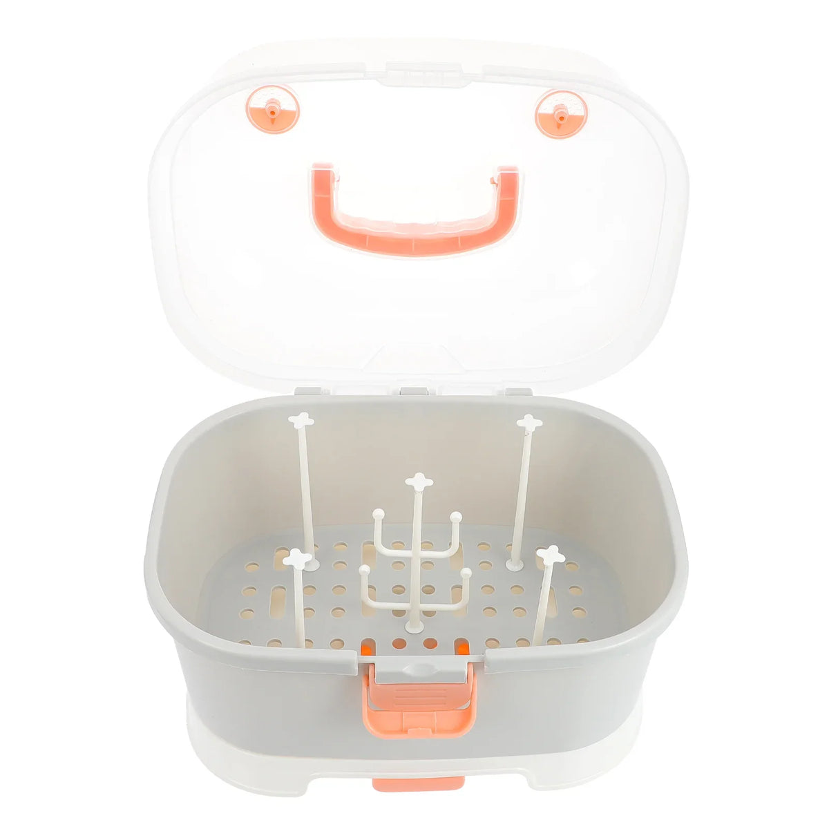 Milk Bottle Storage Box – Portable Baby Bottle Container & Laundry Drying Rack