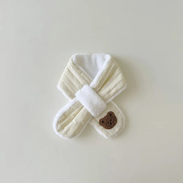 Winter Kids Scarf & Gloves Set – Cartoon Bear & Bunny Baby Girls Scarves, Fleece Lining Mittens & Boys Neck Warmer Accessories for 2-5Y