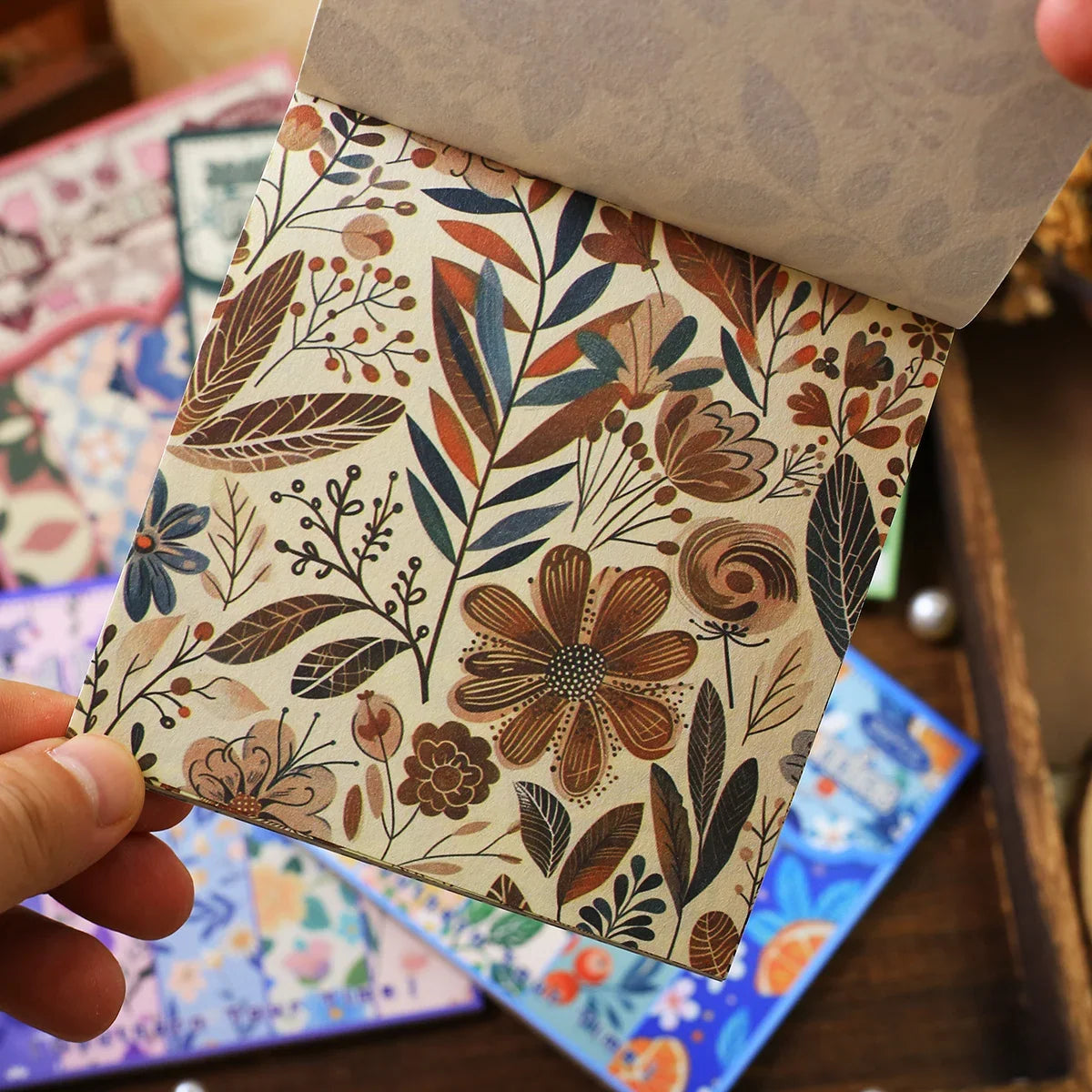 Vintage Floral Scrapbook Paper Set | 30 Sheets Aesthetic Journaling Supplies