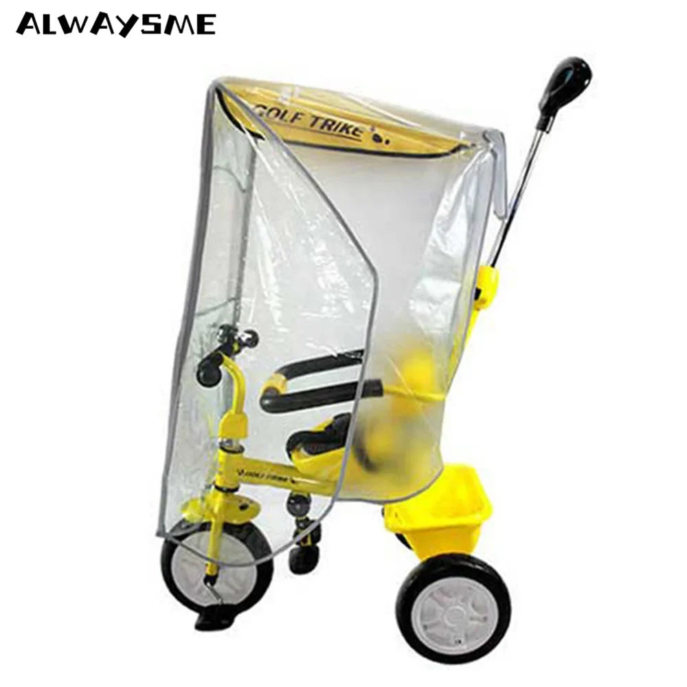 ALWAYSME Rain Cover for Kids Tricycle