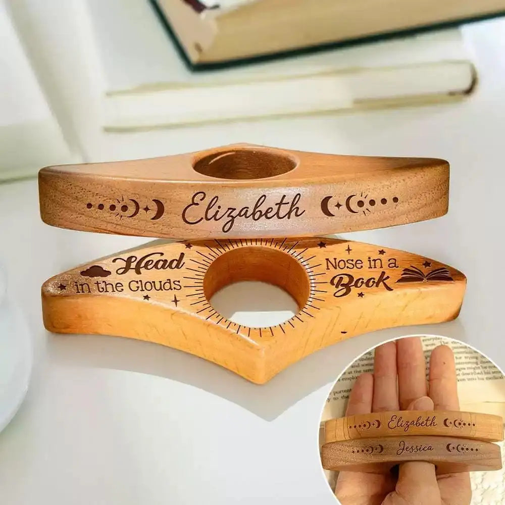 Personalized Book Page Holder Custom Thumb