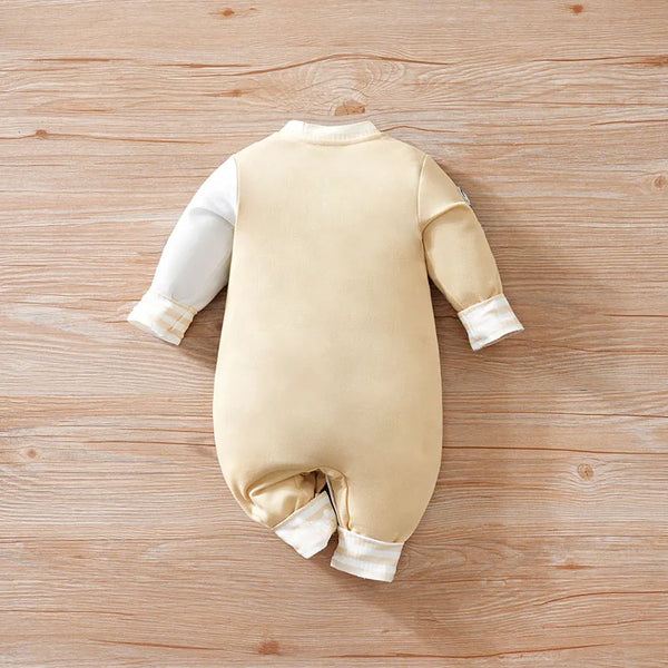 Baby Cartoon Baseball Jumpsuit – Long Sleeve Spring/Autumn Clothes (Trendy & Handsome Baby Outfit)