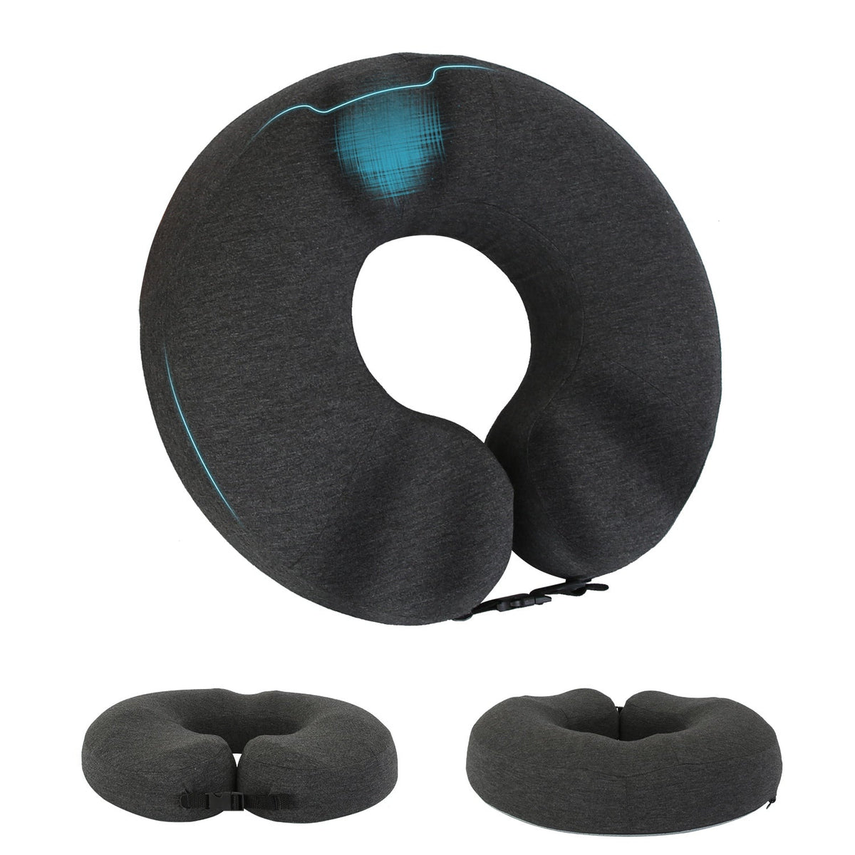 Donut Pillow Seat Cushion Memory Foam Donut Chair Cushions Ergonomic Seat Cushion Pad for Coccyx Prostate Sciatica Pelvic Floor Pressure Sores Office
