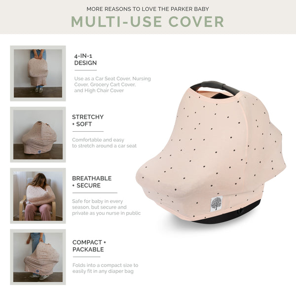 Multi-use Cover, Rosewood Stripe