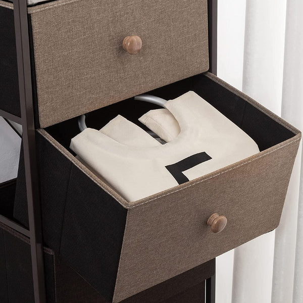 82L Large Laundry Basket Beige Collapsible Hamper with Handles Double Layer Waterproof Fabric Dirty Clothes Basket Foldable Freestanding Bin Laundry Hamper for Dorm Bathroom & Bedroom