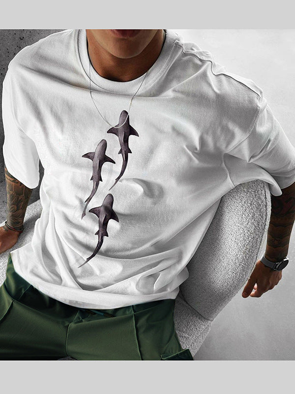 Men's Street-style Athletic Short-sleeve Top