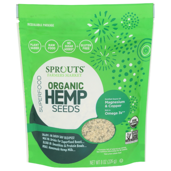 Sprouts Shelled Hemp Seeds