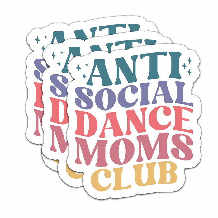 (3Pcs) In My Dance Mom Era Sticker Waterproof Vinyl 3x2.8 Inch Decal