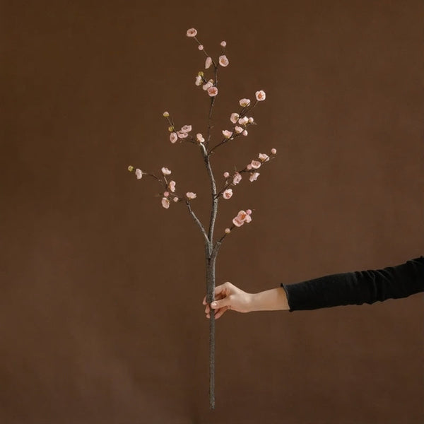 Rustic Plum Blossom Branch – 41.3" Tall